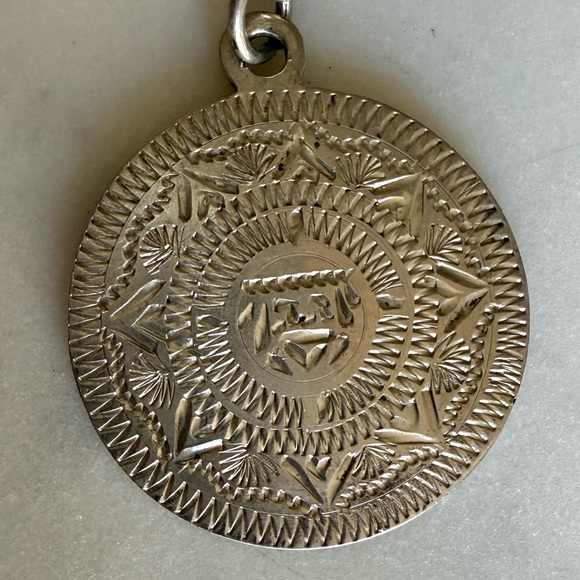 Vintage Mexican Sterling Silver Keychain - Picture 2 of 4